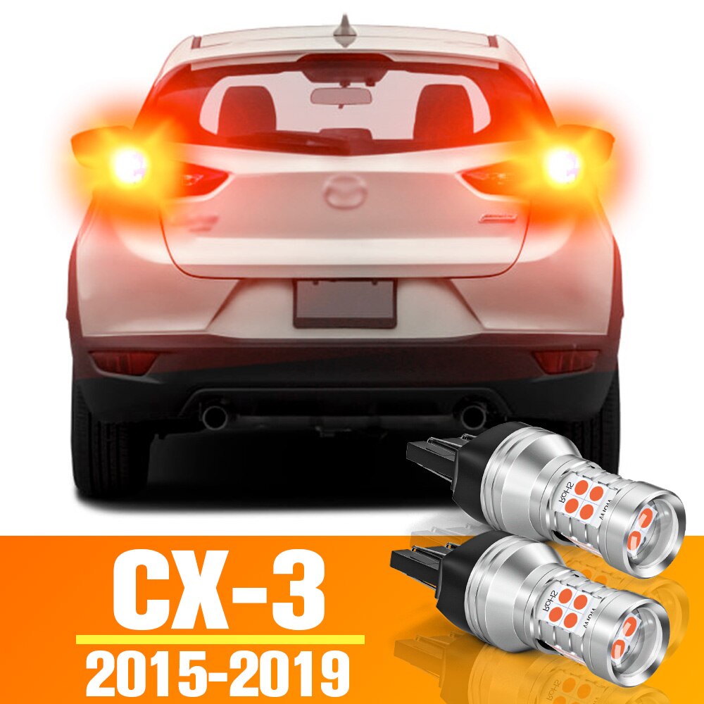 2pcs LED 극ũ Ʈ  ׼ Mazda CX-3 CX 3 CX3 DK 2015 2016 2017 2018 2019